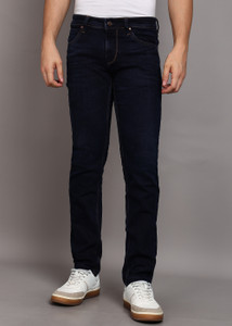 LAWMAN Slim Men Dark Blue Jeans