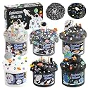 LAWOHO 6 Pack Galaxy Slime Kit for Kids, Boys Cloud Slime Party Favor Toys