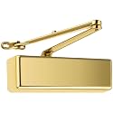 Lawrence Extra Heavy Duty Door Closer Commercial Grade 1 - Adjustable 6-Speed Delayed-Action Door Control with 3 Pistons – Flexible Installation with Included Hardware - Embassy Series LH8016
