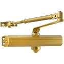 Lawrence Medium/Heavy Duty Door Closer Commercial Grade 1 - Surface-Mounted Commercial Automatic Door Closer with Adjustable 6-Speed Control and 3 Valves - Embassy Series LH5016