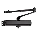 Lawrence Medium/Heavy Duty Door Closer Commercial Grade 1 - Surface-Mounted Commercial Automatic Door Closer with Adjustable 6-Speed Control and 3 Valves - Embassy Series LH5016