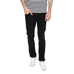Lawson Mens Clasic Skinny Fit Black Denim