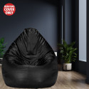 LAXIKON XXL Tear Drop Bean Bag Cover  (Without Beans) (Blue)