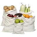 Laxis Vegetable Storage Bag for Fridge and Market - Cotton