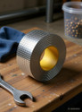 LAXIT Leakage Repair Aluminum Foil Waterproof Tape for Pipe Leakage Roof Water Leakage 5 m Duct Tape (Silver Pack of 1)