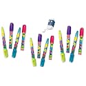 Laxmi Collection 12 Pcs Stacking 5 in 1 Rocket Pen Type Erasers Rubber for Kids-Multicolor (Pack of 12)