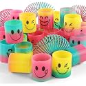 Laxmi Collection 20 Pcs Spring Rainbow Magic Fidget Mini Coil Springs Toys for Kids Birthday Return Gifts for Boys and Girls in Bulk Multicolor (Pack of 20)
