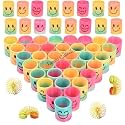 Laxmi Collection 24 Pcs Spring Rainbow Magic Fidget Mini Coil Springs Toys for Kids Birthday Return Gifts for Boys and Girls in Bulk Multicolor (Pack of 24)