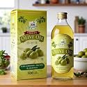 LAXMI ORGANIC Virgin Olive Oil 500ml | Cold Pressed Jaitun Ka Tel | 100% Pure &amp; Natural Edible Olive Oil for Cooking, Salad Dressing &amp; Light Frying | Multipurpose Oil for Hair, Skin &amp; Baby Massage