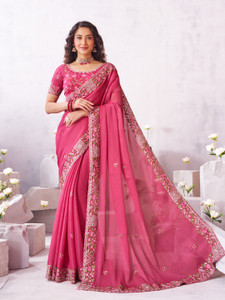 Laxmipati sarees Embroidered Daily Wear Silk Blend