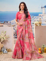 Laxmipati sarees Printed Bollywood Chiffon Saree