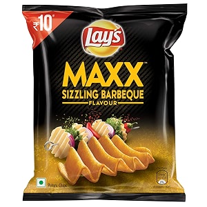 lay39s maxx - sizzling barbeque pouch 225 g