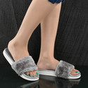 Layasa Women Slides (Grey , 8)