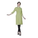 Women39s Cotton Straight Kurti Light Green