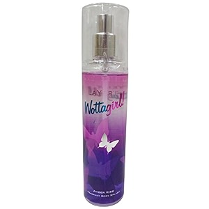 layer39r wottagirl body splash spray for women - amber kiss 135ml bottle