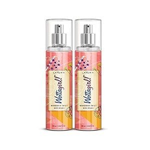 layer39r wottagirl mandarin twist body mist for women 135ml pack of 2