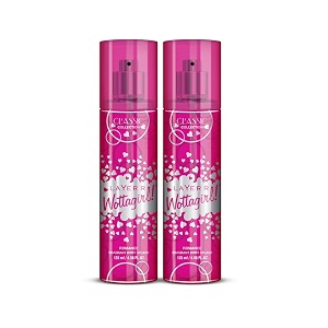 layer39r wottagirl classic romance body mist for women 135ml pack of 2