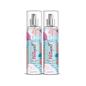 layer39r wottagirl tropical berry body mist for women 135ml pack of 2