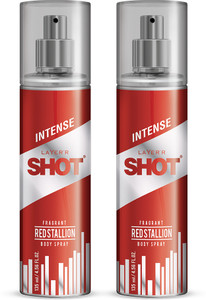 LAYERR Shot Red Stallion Lasting Body Spray