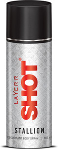 LAYERR SHOT Stallion Deodorant Spray - For