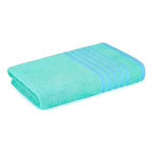 layers basicx 100 cotton 380 gsm bath towel - sea green - pack of 1 for menwomen soft highly absorbent towels 70 x 150 cm