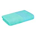 Layers Basicx 100% Cotton 380 GSM Bath Towel - Sea Green - Pack of 1 for Men/Women Soft, Highly Absorbent Towels (70 x 150 cm)