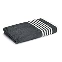 Layers Basicx 100% Cotton 380 GSM Bath Towel - Dark Shadow (Grey) - Pack of 1 for Men/Women Soft, Highly Absorbent Towels (70 x 150 cm)