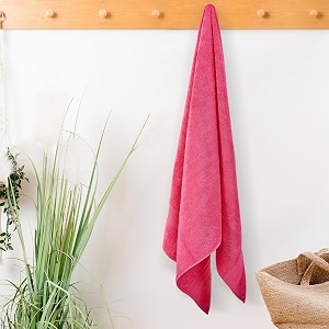 layers be bold 100 cotton 450 gsm bath towel - paradise pink - pack of 1 for menwomen soft highly absorbent towels 75 x 150 cm