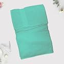 Layers Cotton Plus Water Green Solid Bath Towel - Pack of 1 for Men/Women Soft, Highly Absorbent Towels (75 x 150 cm)