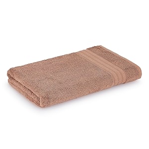 layers home easy 100 cotton 450 gsm bath towel - mocha mousse brown pack of 1