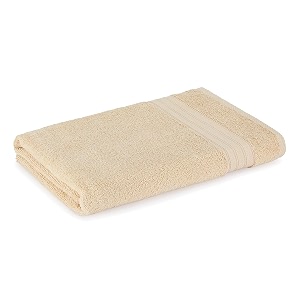 layers home easy 100 cotton 450 gsm bath towel - pearled ivory pack of 1