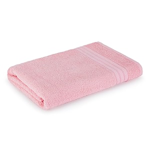 layers 100 cotton bath towel 450 gsm - quick drying cotton towel - highly absorbent bathroom towels for shower - bath towels for home hotel spa gym pool amp more - pink