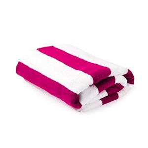 layers miami pink cabana stripes pool towel 550 gsm xl size beach towel - pack of 1 bath towels for home hotel spa gym pool amp more 90 x 180 cm
