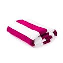 Layers Miami Pink Cabana Stripes Pool Towel 550 GSM XL Size Beach Towel - Pack of 1 Bath Towels for Home, Hotel, Spa, Gym, Pool &amp; More (90 x 180 cm)