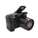 Digital Camera 16X F-ocus Design Resolution 1920 * 1080 Supported S D Card 4 * AA Batter-y Powered Operated for P Taking S-tudio (Black) -Layfoo