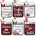 Layhit 18 Pcs Christmas Snowman Baking Pot Holders with Silicone Spatulas