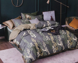 laying style cotton double king sized bedding set