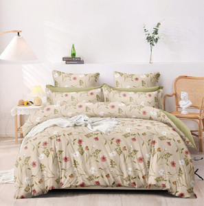 laying style cotton double king sized bedding set