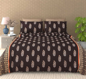 laying style cotton double king sized bedding set