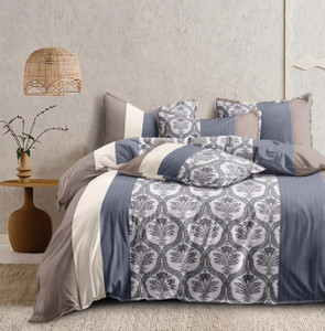 laying style cotton double king sized bedding set