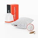 Layla Sleep, Adjustable Fill Kapok Pillow, Luxurious Cooling Pillow, Queen (Single), Supportive for Head, Neck, Fully Adjustable, Natural Material that is Light and Airy. Sleep Better-Kapok Pillows