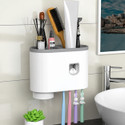 LAYON Automatic Toothpaste Dispenser Plastic Toothbrush Holder