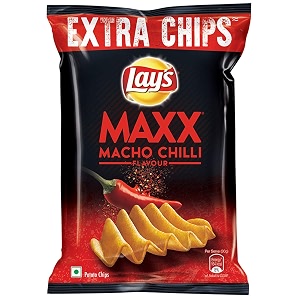lay39s maxx - macho chilli 594 gm pouch 594 g