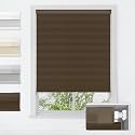 LazBlinds Custom Size No Drill Cordless Cellular Shades, Dark Coffee