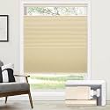 LazBlinds No Drill Cordless Cellular Shades, 21.5" W x 48" H, Beige