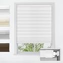 LazBlinds No Drill Cordless Cellular Shades, 33" W x 64" H, White