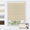 LazBlinds No Drill Cordless Cellular Shades, 41" W x 64" H, Beige