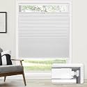 LazBlinds No Drill Cordless Cellular Shades, 47" W x 48" H, White