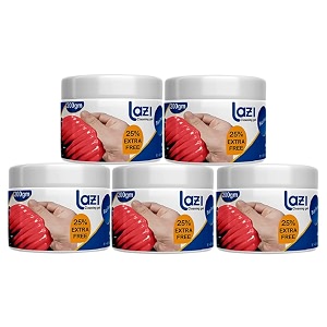 lazi200gm x pack of 5 multipurpose car ac vent dashboard interior dust dirt cleaner sticky jelly putty kit for vehicle interior keyboard pc laptop electronic gadgets appliances reusable cleaning gel