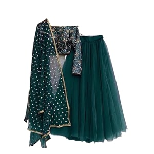 lazy amp crazy women39s party semi-stitched sequence net lehenga choli with dupatta